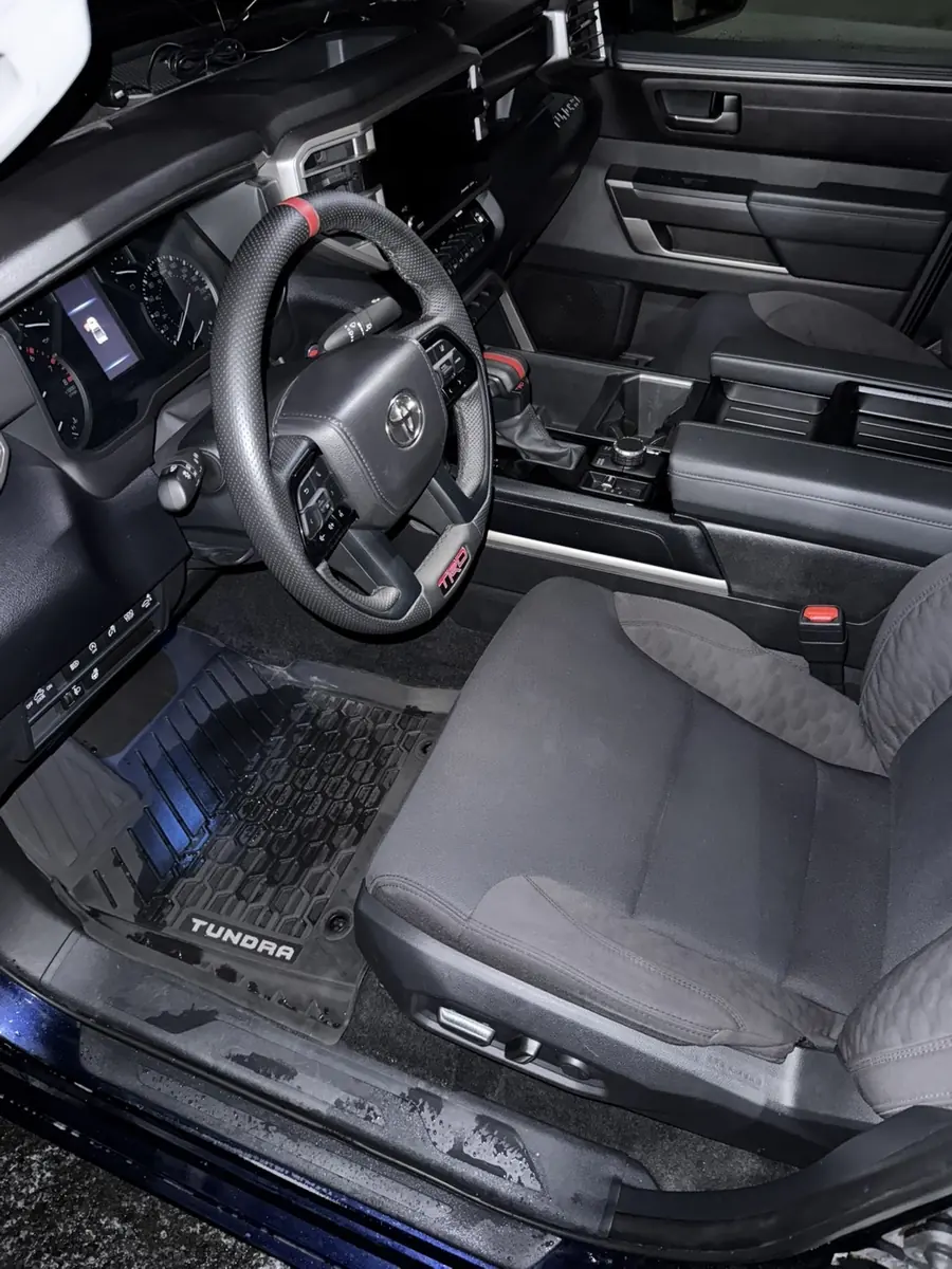 After: driver's seat, cleaned