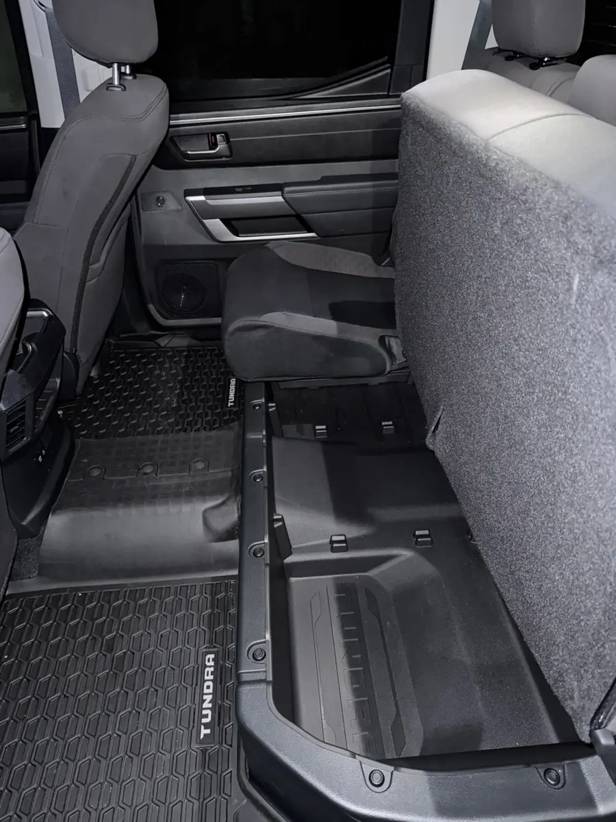 After: rear floor, cleaned