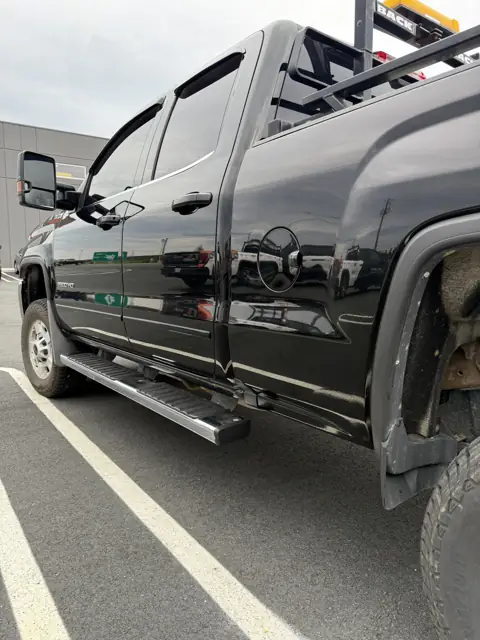 Black pickup, exterior wash